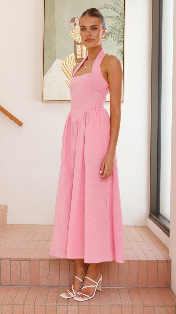 Caden Maxi Dress - Pink - Billy J