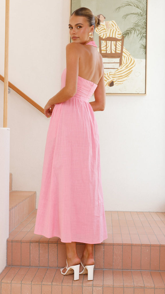 Caden Maxi Dress - Pink - Billy J