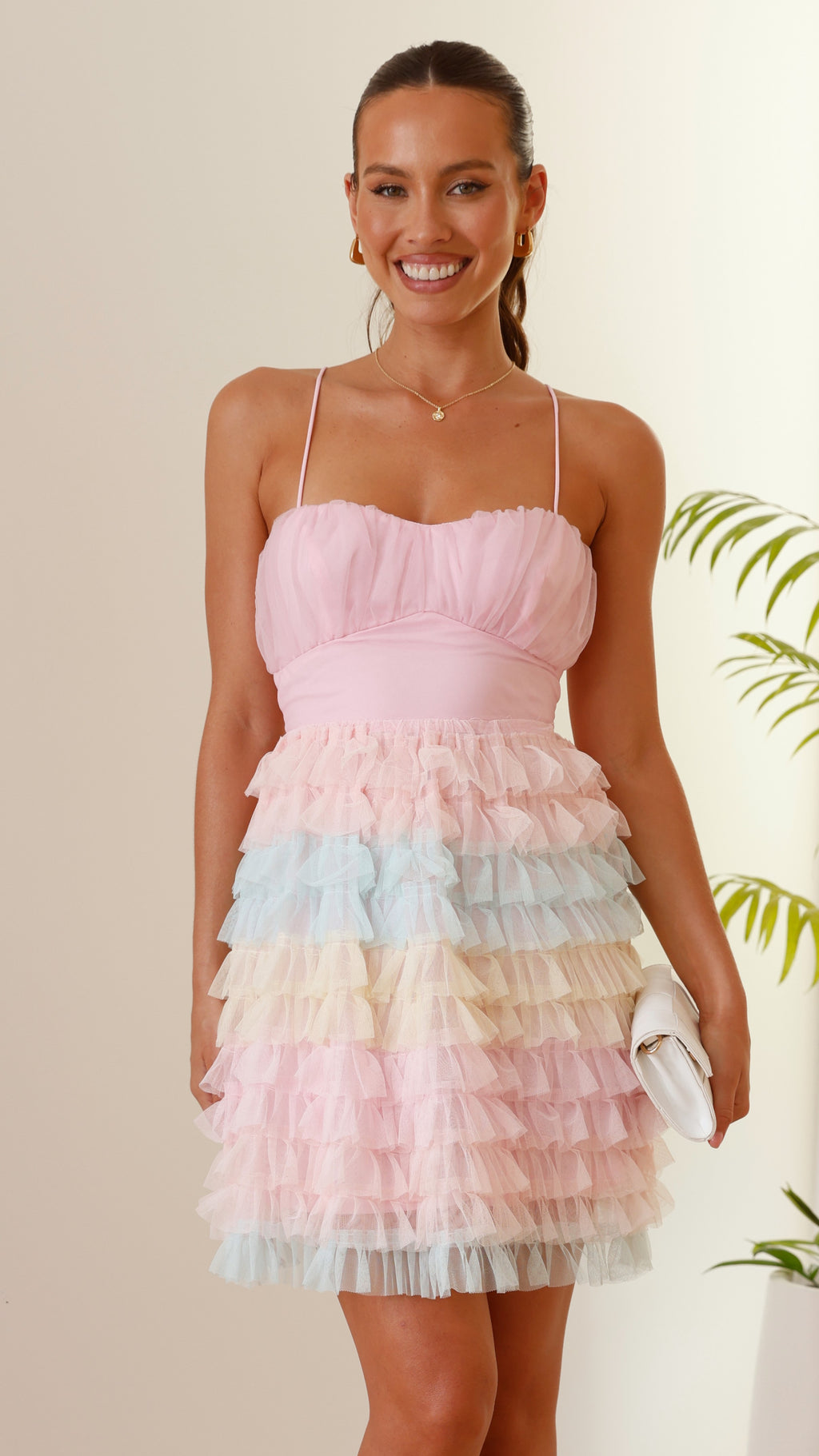 Sharpay Mini Dress - Pink Multi