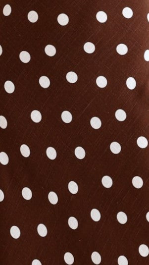 Rayne Maxi Dress - Brown/White Polka - Billy J