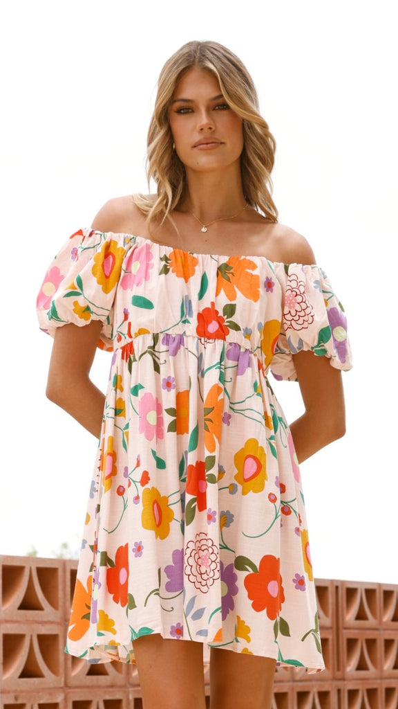 Caesarea Mini Dress - Amsterdam Print - Billy J