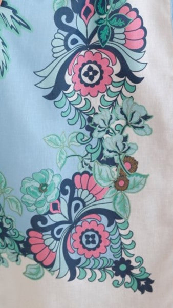 Dali Maxi Dress - Island Bloom Blue - Billy J