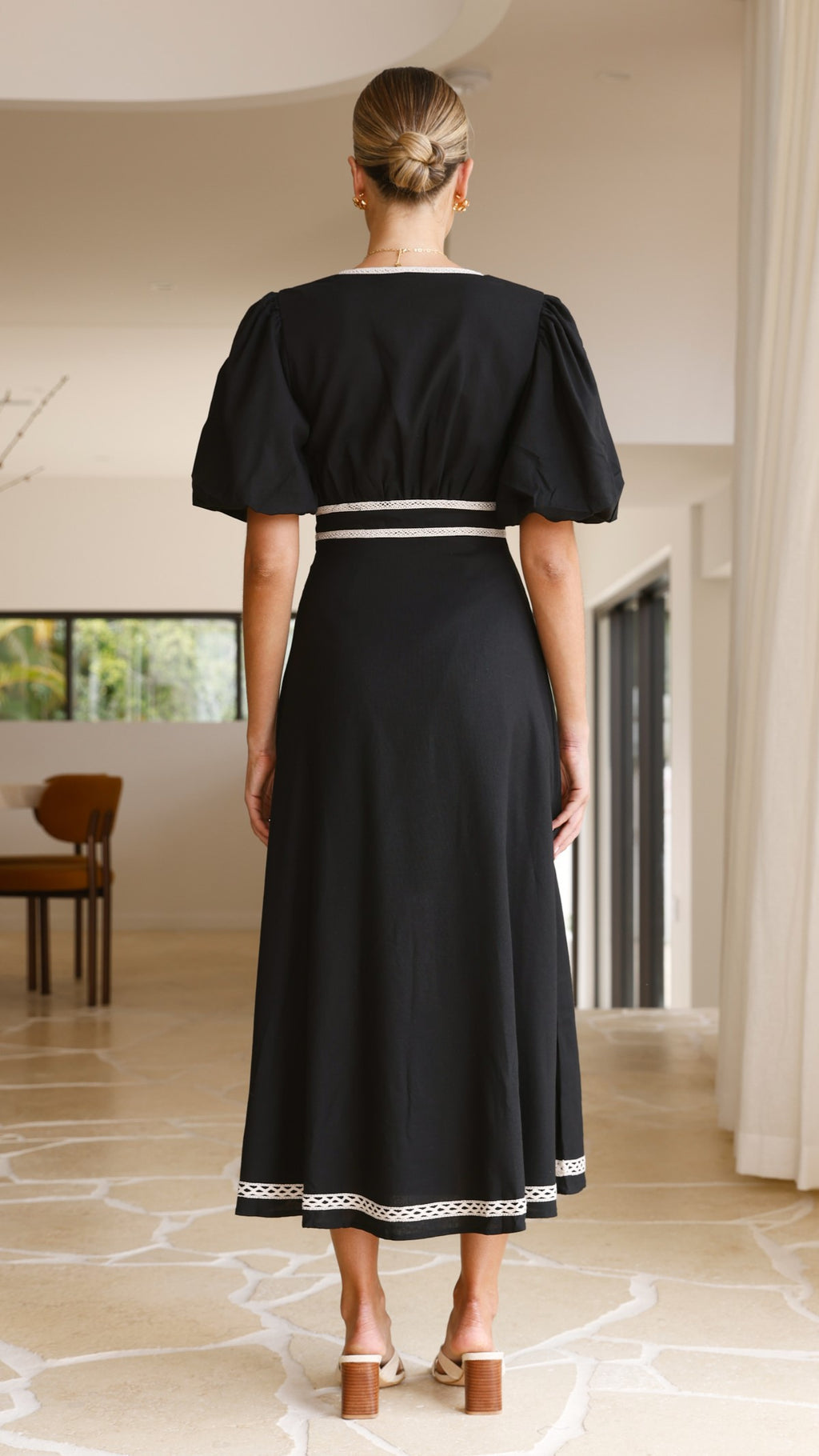 Nakisha Maxi Dress - Black - Billy J