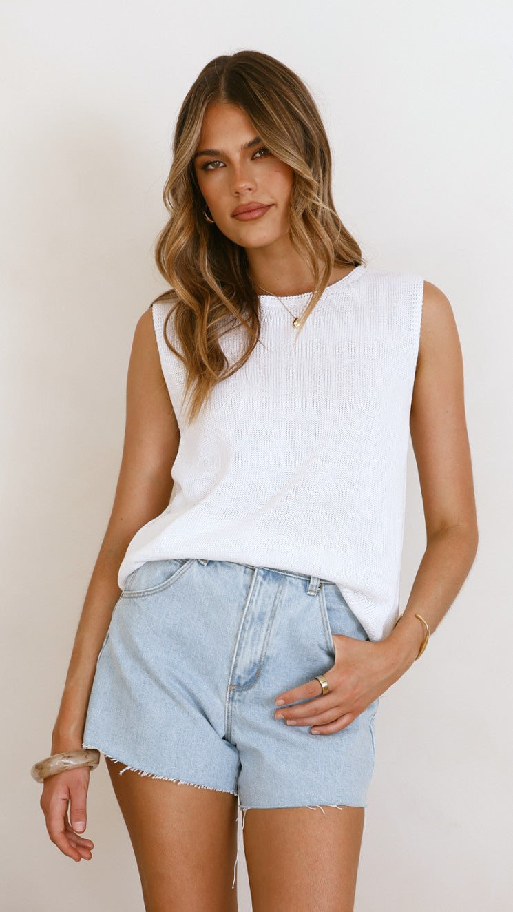 Fareeda Top - White - Billy J