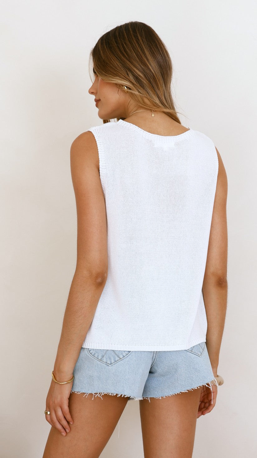 Fareeda Top - White - Billy J