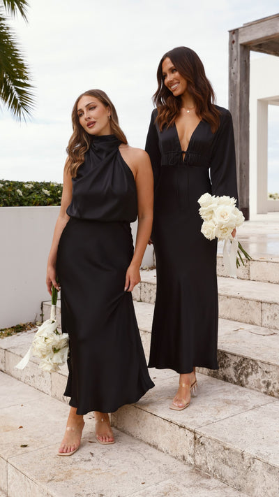 Load image into Gallery viewer, Esther Maxi Dress - Black
