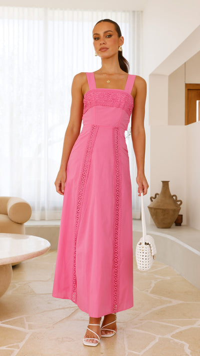 Load image into Gallery viewer, Takala Maxi Dress - Pink - Billy J
