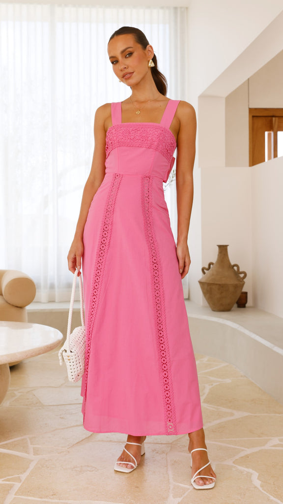 Takala Maxi Dress - Pink - Billy J