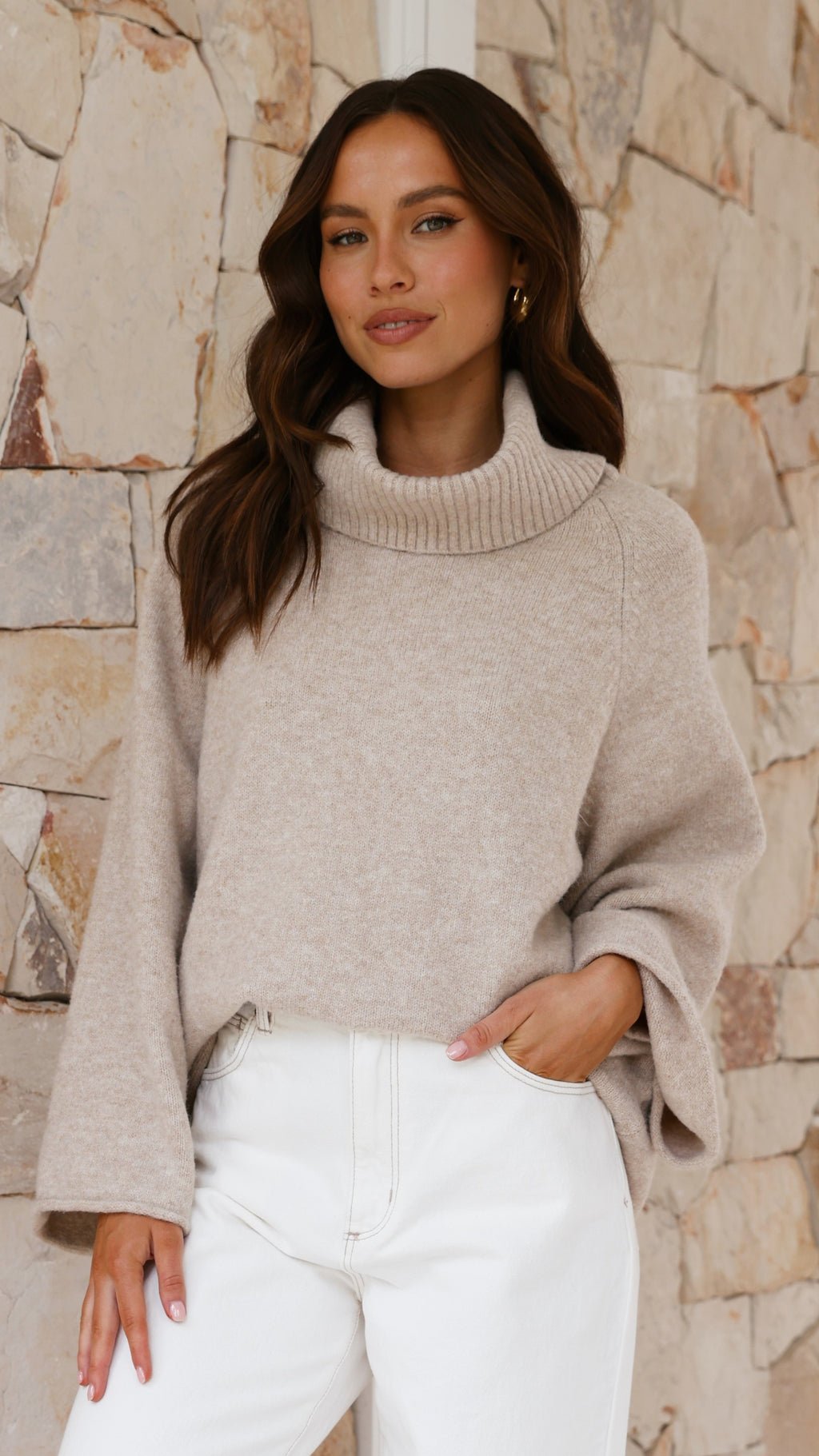 Jacques Knitted Jumper - Oatmeal