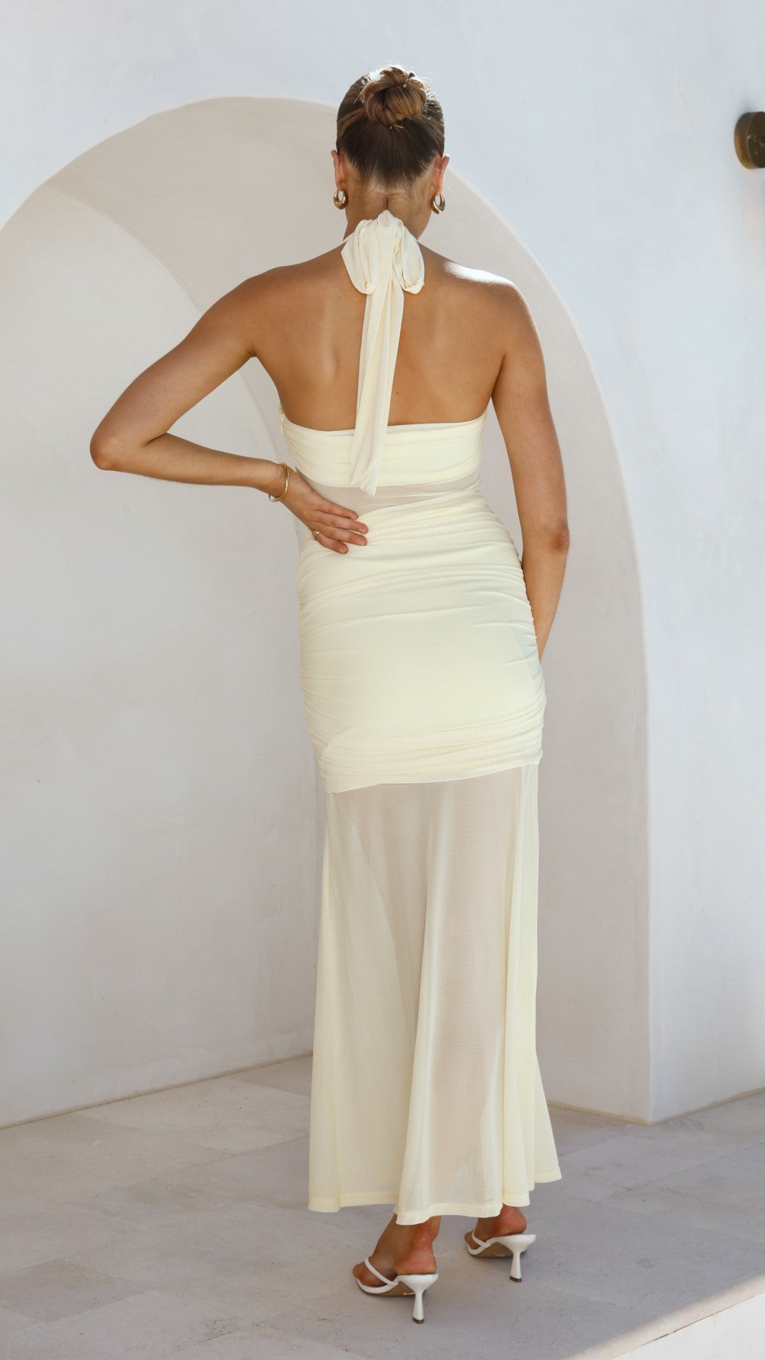 Alani Maxi Dress - Yellow - Billy J