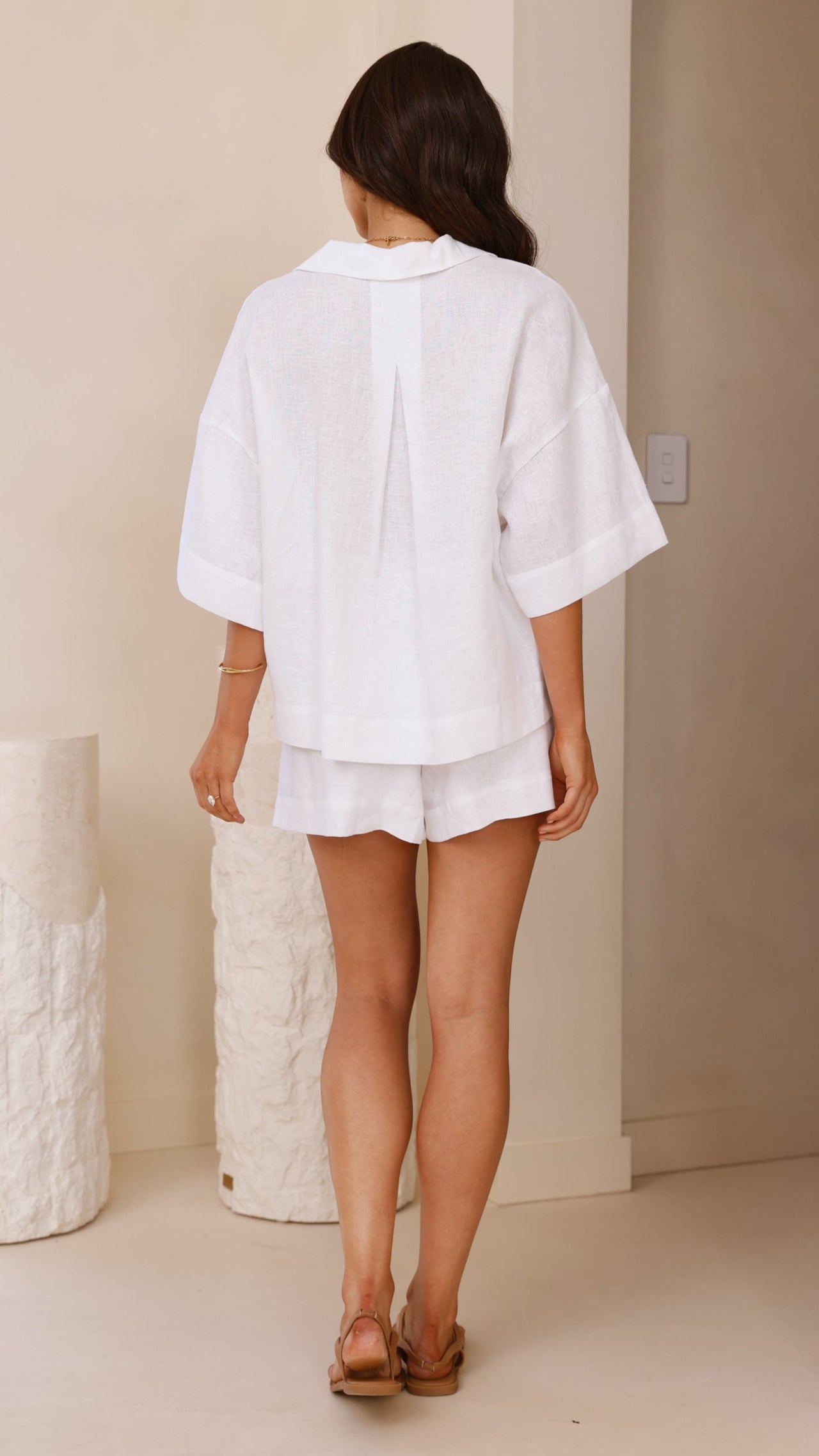 Luna Shorts - White - Billy J