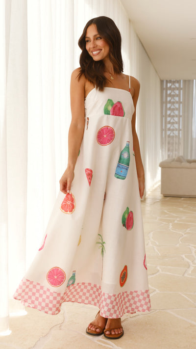 Load image into Gallery viewer, Mykonos Maxi Dress - Multi - Billy J
