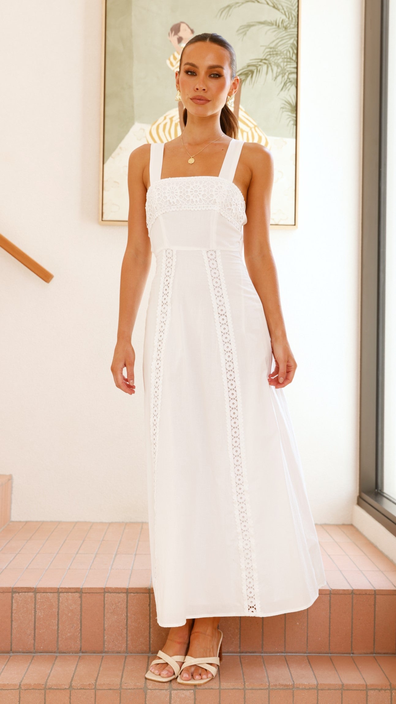 Takala Maxi Dress - Off White - Billy J