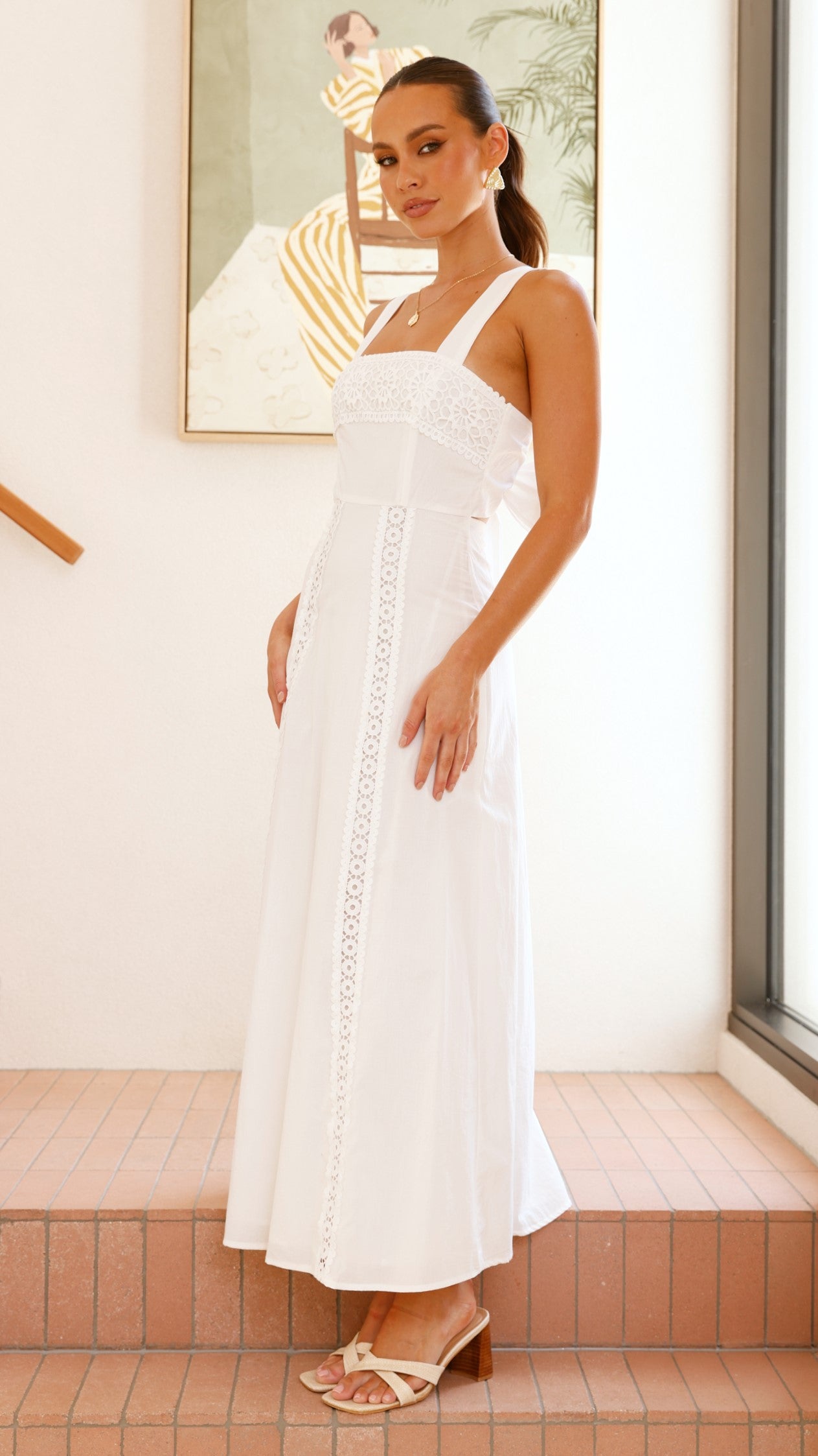 Takala Maxi Dress - Off White - Billy J