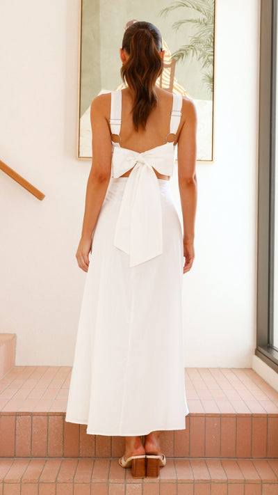 Load image into Gallery viewer, Takala Maxi Dress - Off White - Billy J
