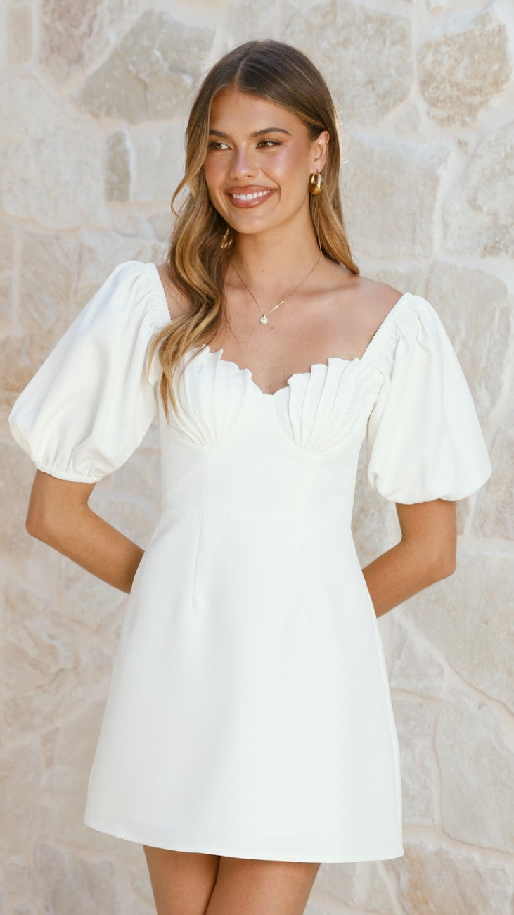 Ariel Bustier Mini Dress - White - Buy Women's Dresses - Billy J