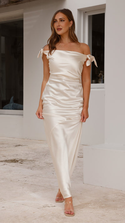 Load image into Gallery viewer, Frida Maxi Dress - Champagne - Billy J
