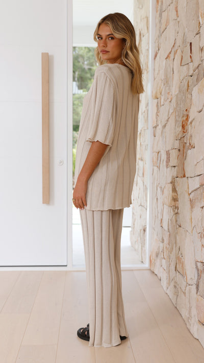 Load image into Gallery viewer, Bayu Knit Pants - Cream
