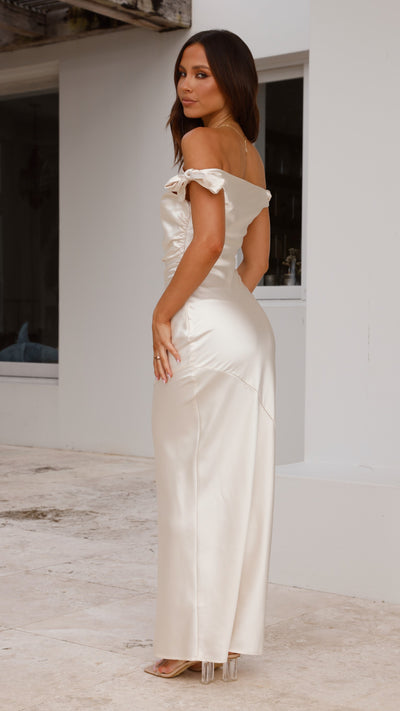Load image into Gallery viewer, Frida Maxi Dress - Champagne

