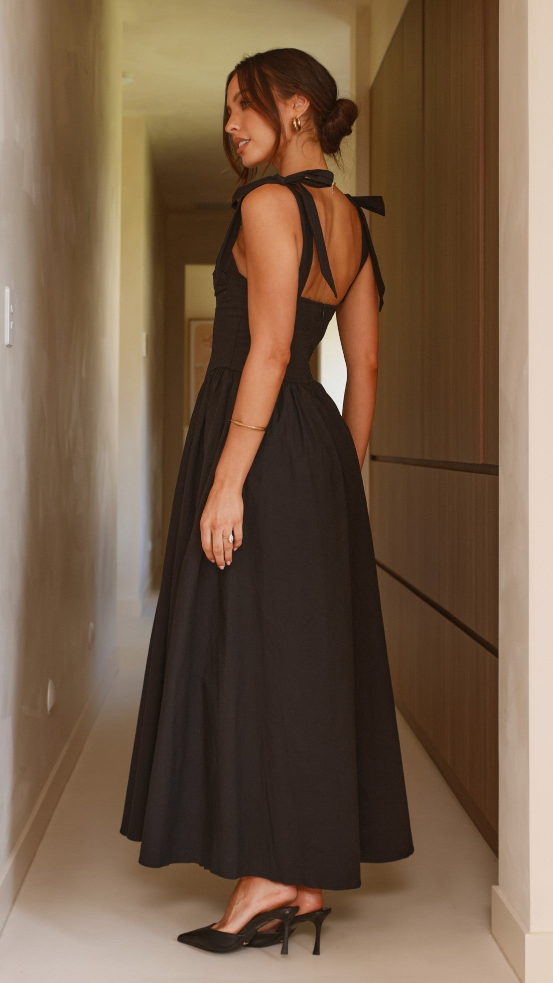 Haisley Maxi Dress - Black - Billy J