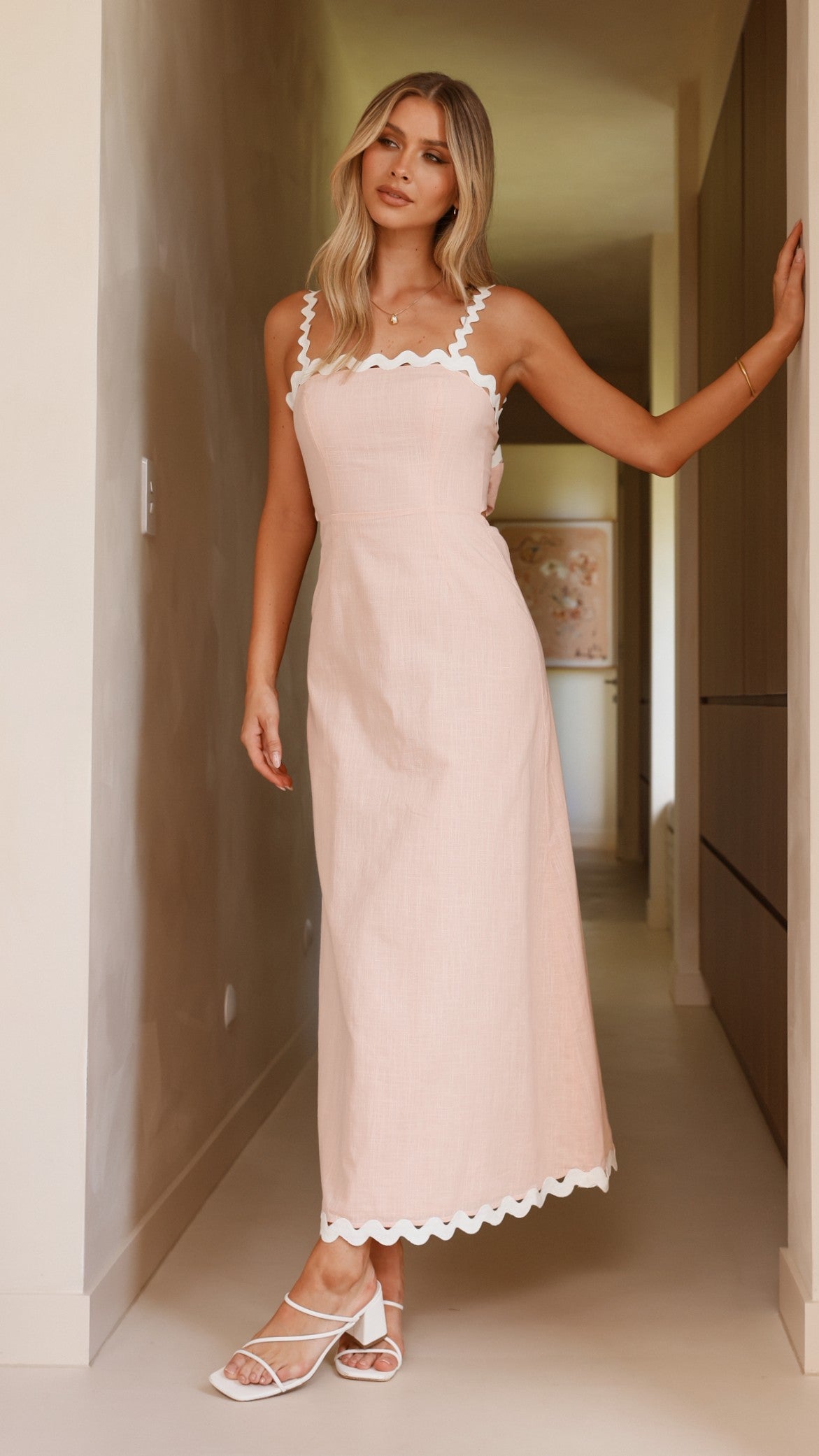 Fiora Maxi Dress - Pink - Billy J