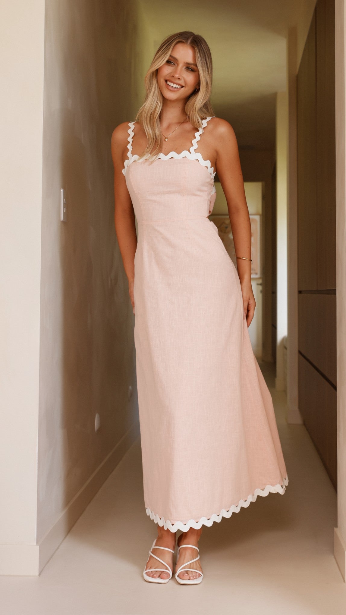 Fiora Maxi Dress - Pink - Billy J