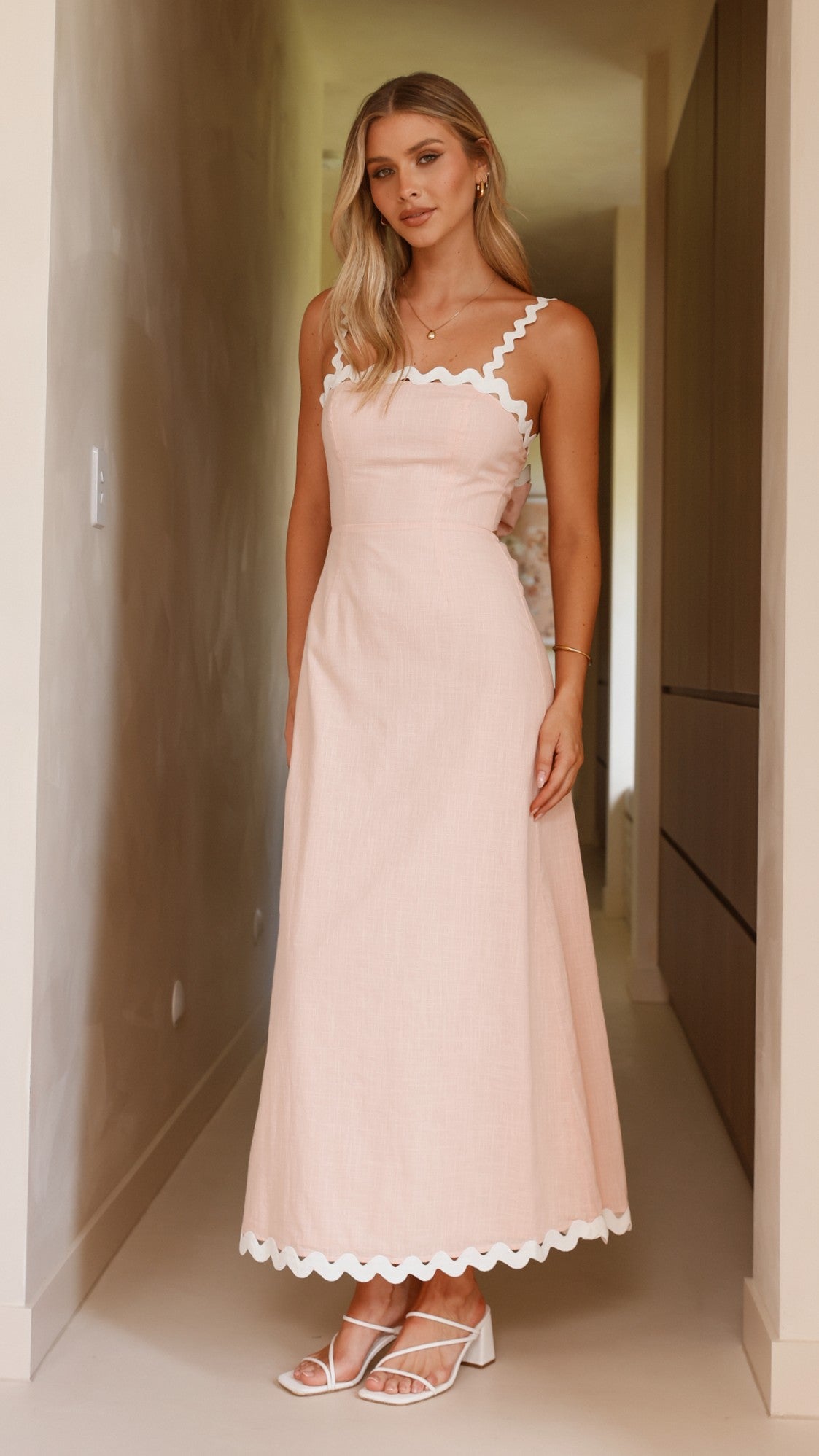 Fiora Maxi Dress - Pink - Billy J