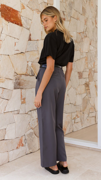 Load image into Gallery viewer, Kalli Pants - Charcoal - Billy J
