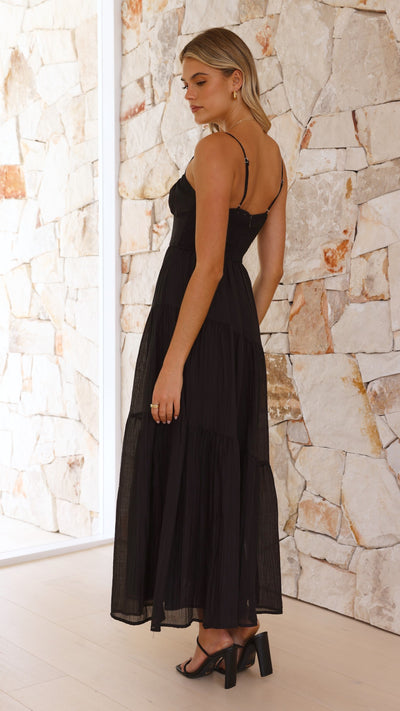 Load image into Gallery viewer, Cove Maxi Dress - Black - Billy J

