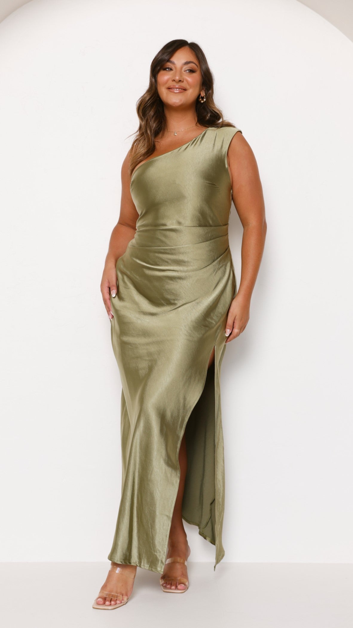 Victoria Maxi Dress - Olive - Billy J