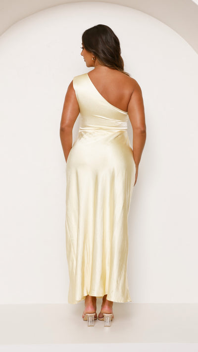 Load image into Gallery viewer, Victoria Maxi Dress - Yellow - Billy J
