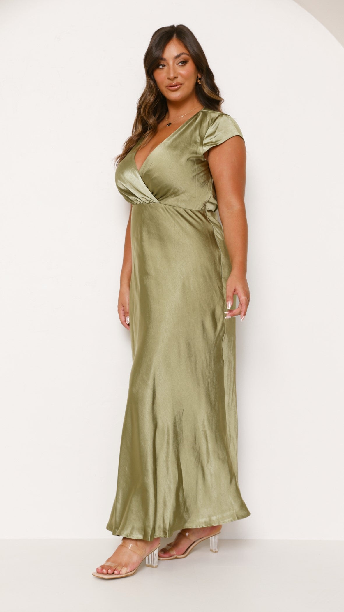 Selma Maxi Dress - Olive - Billy J