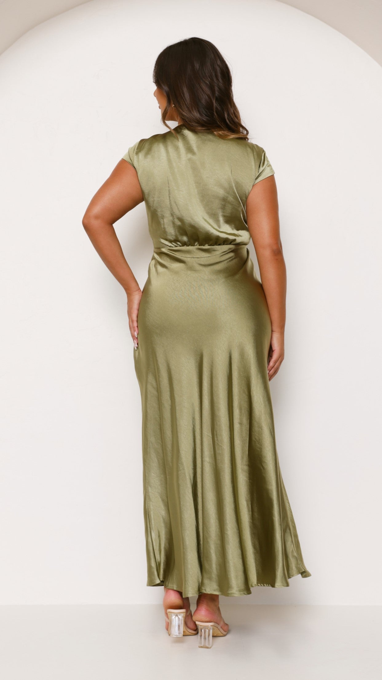 Selma Maxi Dress - Olive - Billy J