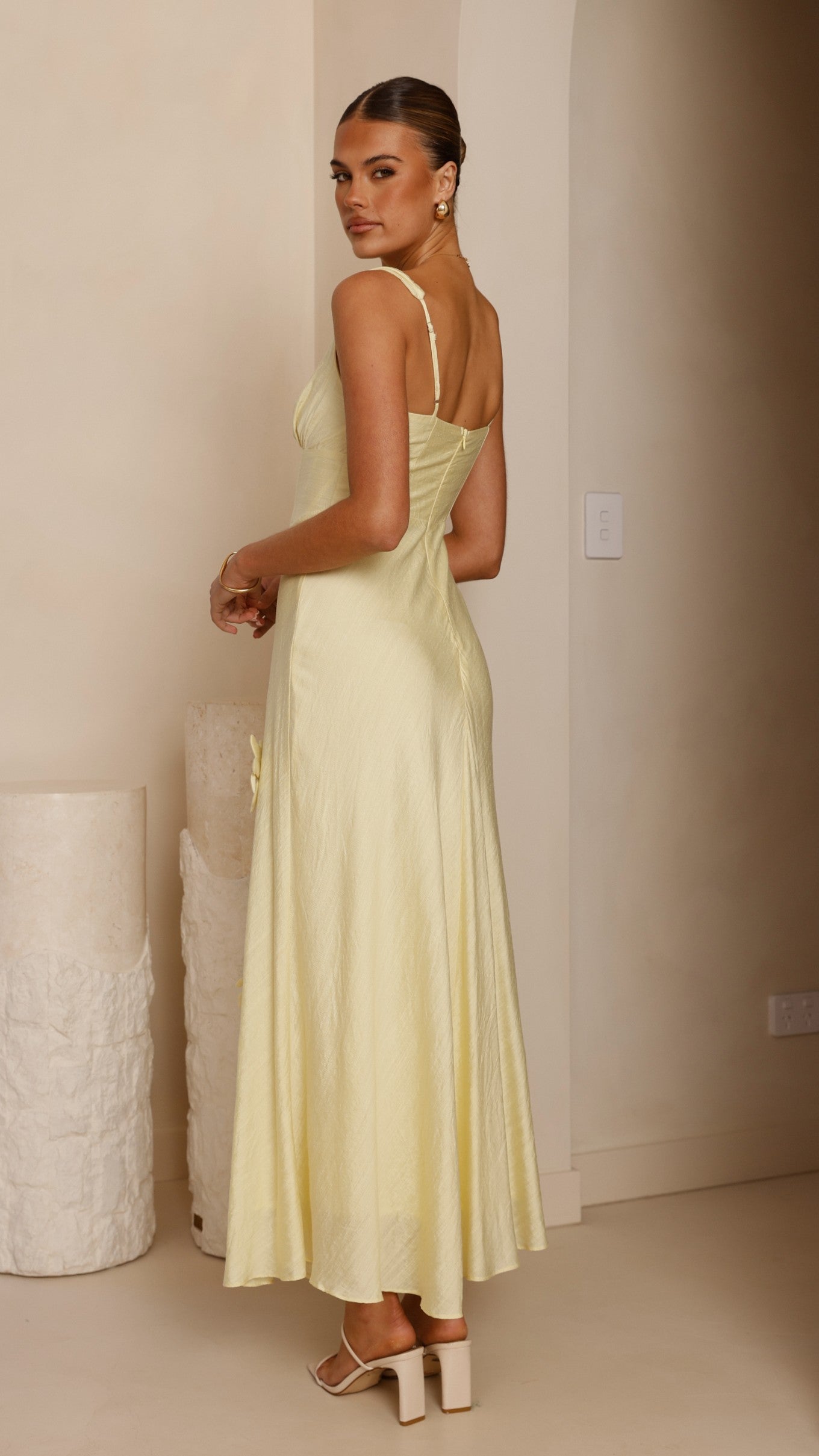 Lavara Maxi Dress - Yellow - Billy J