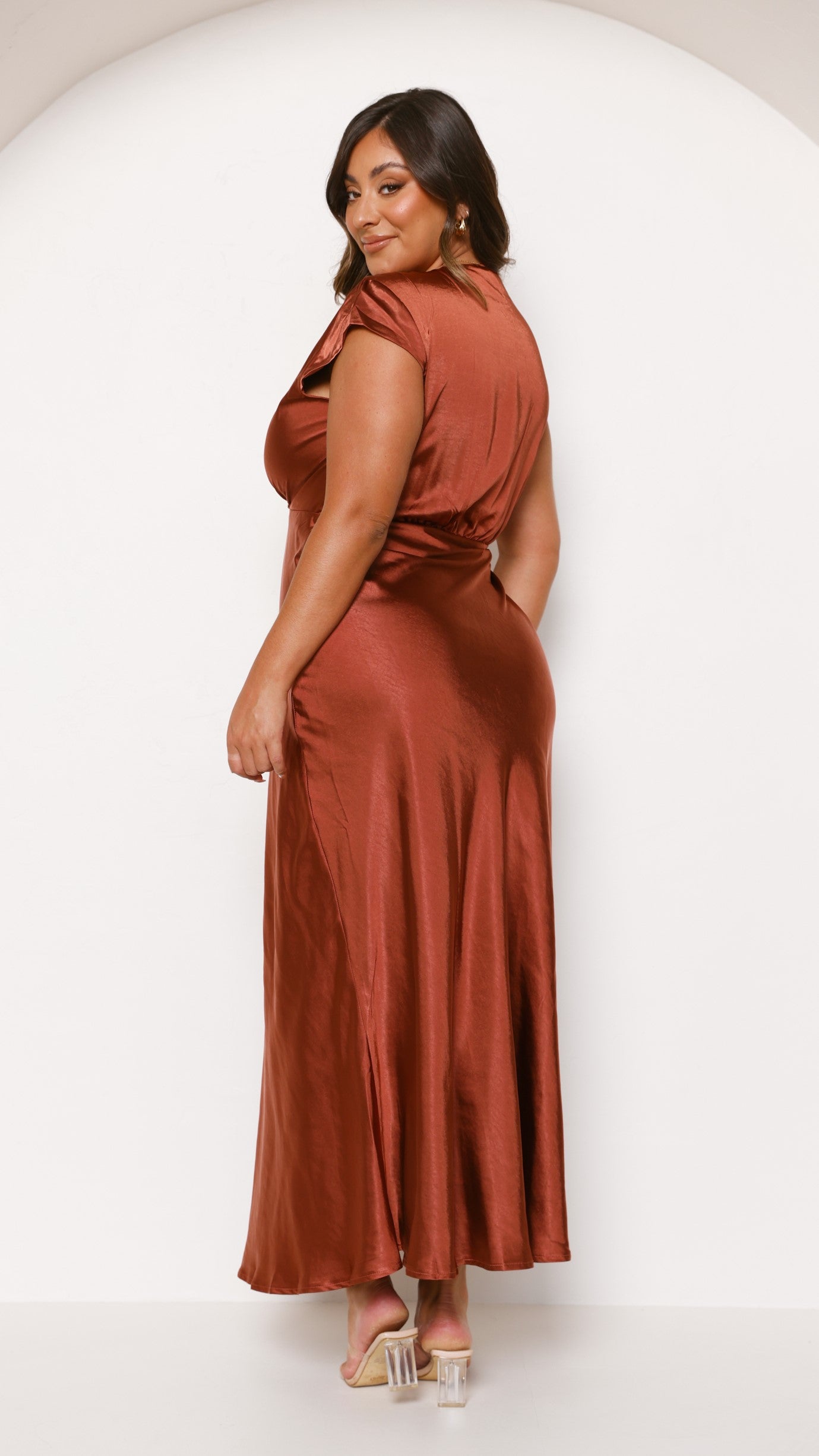 Selma Maxi Dress - Rust - Billy J