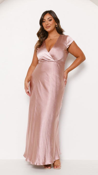 Load image into Gallery viewer, Selma Maxi Dress - Dusty Pink - Billy J
