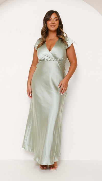 Load image into Gallery viewer, Selma Maxi Dress - Sage - Billy J
