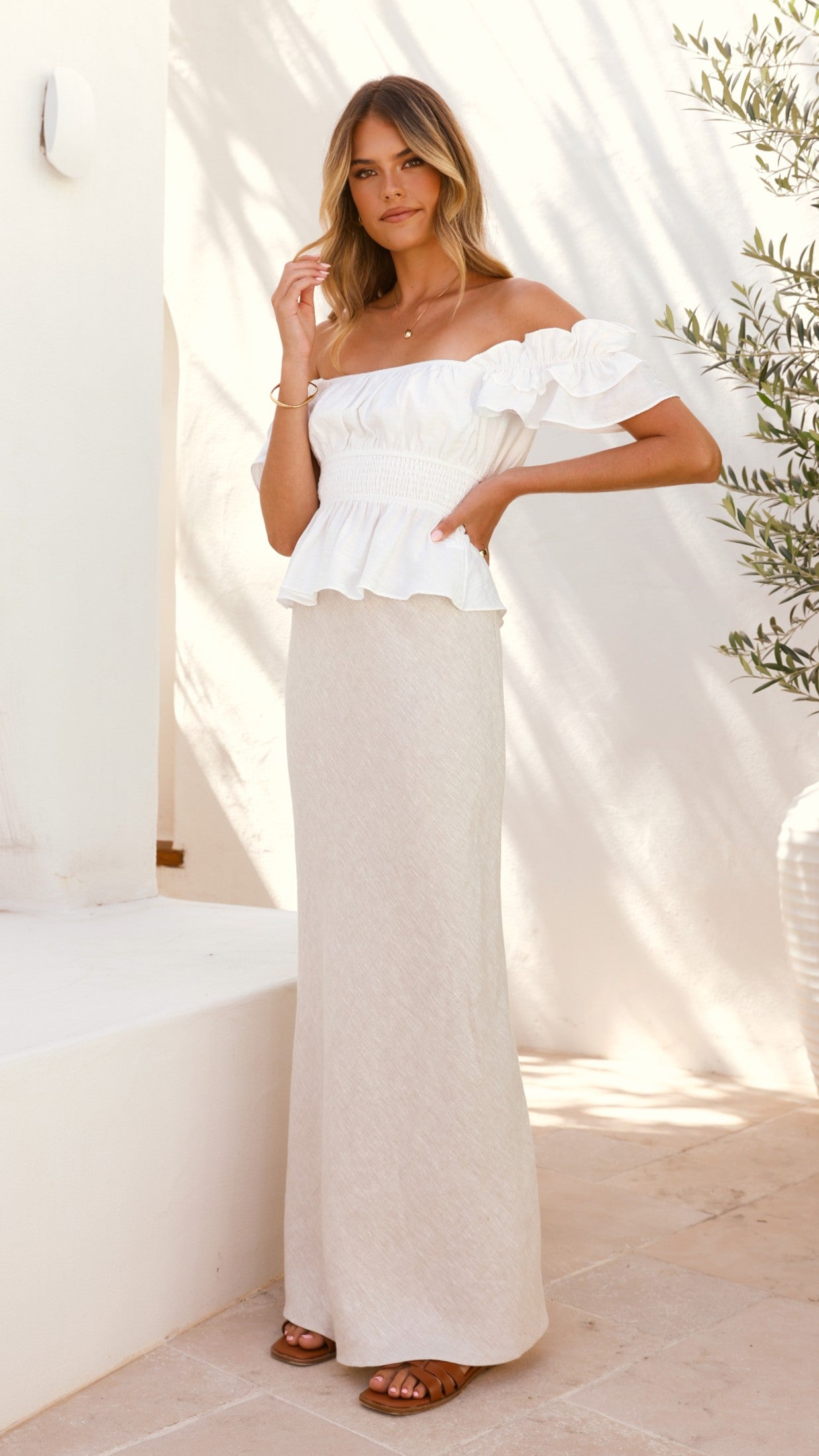 Fifi Top - White - Billy J