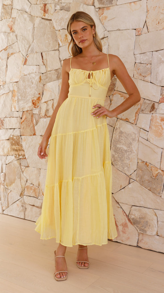 Cove Maxi Dress - Yellow