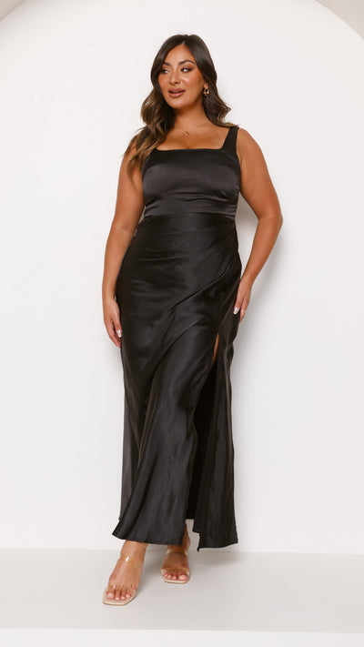 Load image into Gallery viewer, Alaria Maxi Dress - Black - Billy J
