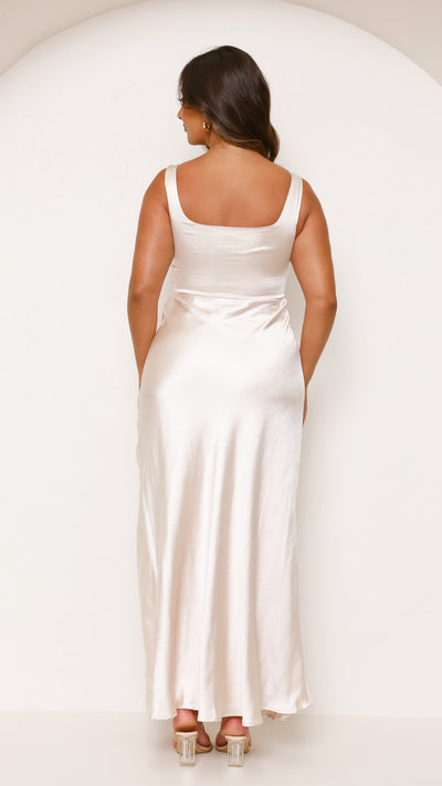 Load image into Gallery viewer, Alaria Maxi Dress - Champagne - Billy J
