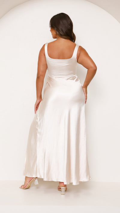 Load image into Gallery viewer, Alaria Maxi Dress - Champagne - Billy J
