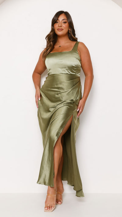 Load image into Gallery viewer, Alaria Maxi Dress - Olive
