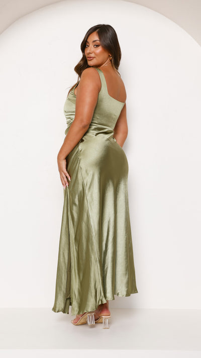 Load image into Gallery viewer, Alaria Maxi Dress - Olive
