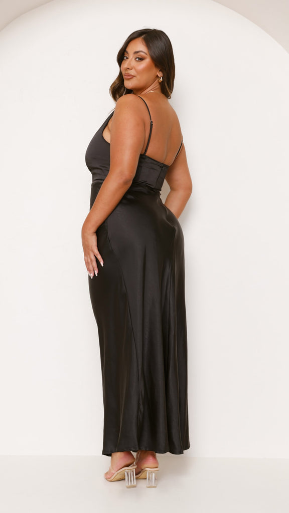 Ava Maxi Dress - Black - Billy J