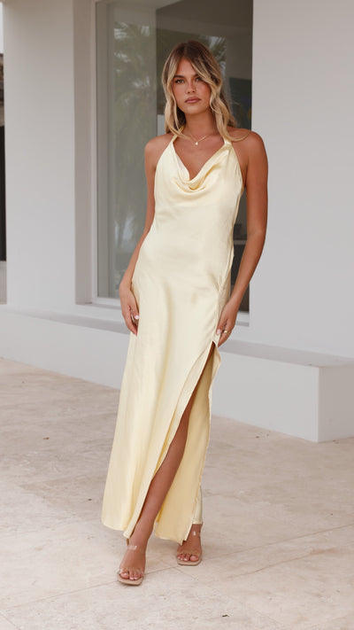 Load image into Gallery viewer, Sian Maxi Dress - Yellow
