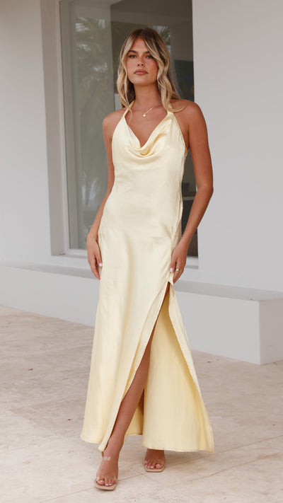 Load image into Gallery viewer, Sian Maxi Dress - Yellow
