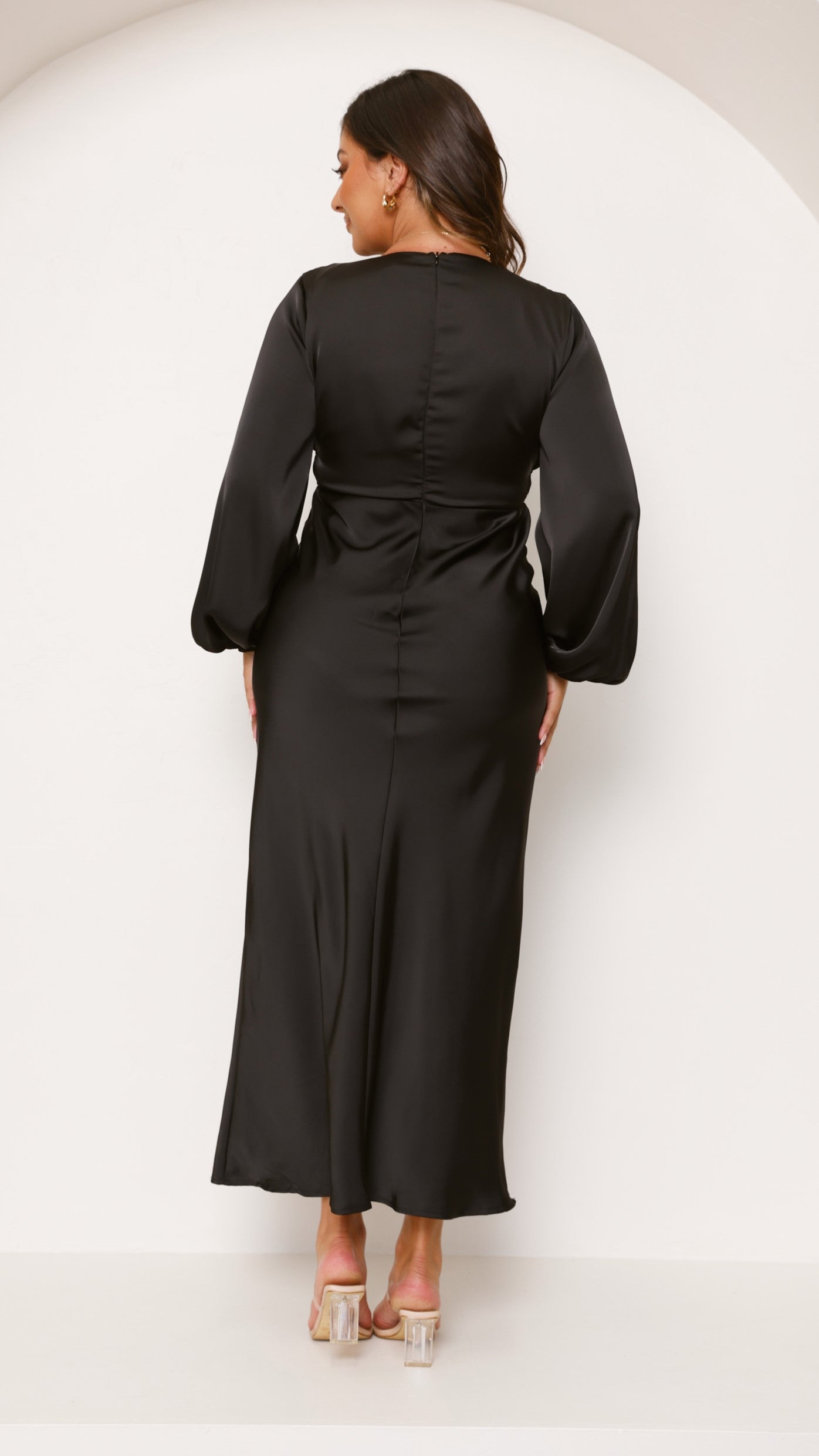 Brigitte Maxi Dress - Black - Billy J