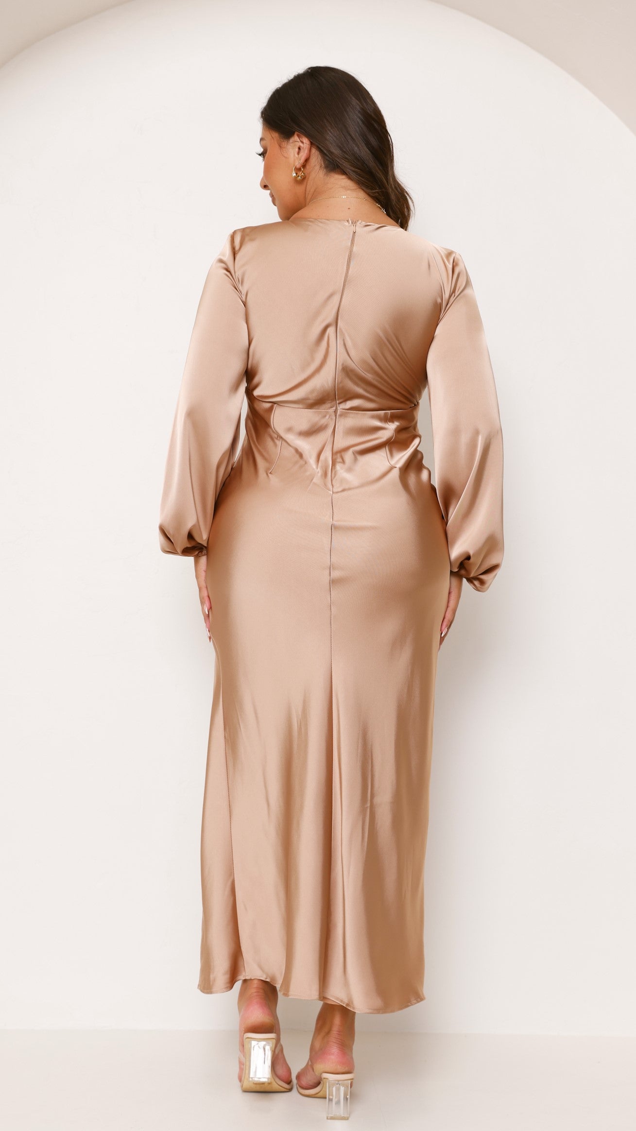 Brigitte Maxi Dress - Latte - Billy J