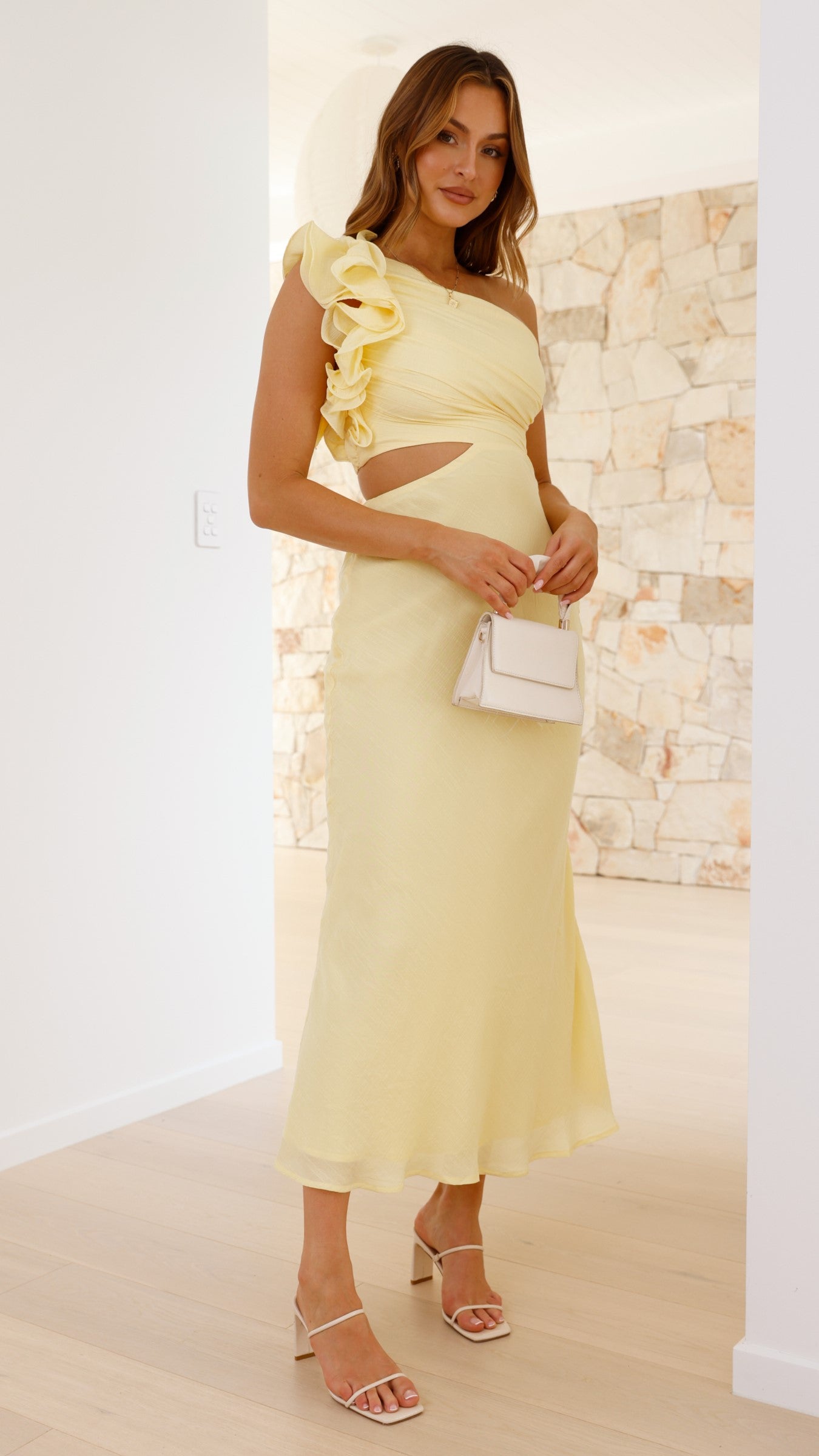Amina Maxi Dress - Yellow